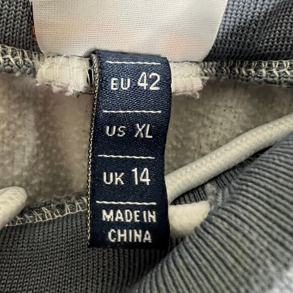 Ellesse Joggers Sweatpants XL Womens Gray Track Pants Fleece Pull On Athleisure - Picture 9 of 13